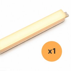 라인조명 LED 에코 T3 600mm 9w 간접조명 우물 천장등 커튼박스 싱크대, 1개, 600 전구색(노란빛)