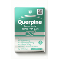 퀘르파인 시너지 부스터 퀘르세틴 브로멜라인 소포레틴 케르세틴 퀘르틴산 특허 유산균, 3박스, 21회분