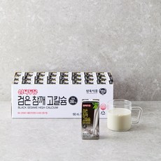삼육두유 검은 참깨 고칼슘, 190ml, 48개