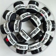 테니스 오버 배드민턴 스쿼시 훈련 땀 흡수 랩 패들, 13. WILSON BLACK 60PCS, 60개