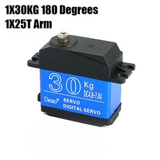 35KG 25T 방수 20KG 서보 토크 RC 30KG 기계식 기어 180 디지털 25KG 270 트럭 금속 높은, 30kg 180, 1개