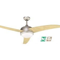 修一 穩帝士 吊扇42吋原木霧銀 DC吊扇 吊扇燈42吋 直流變頻 付 LED 16W /22W 遙控 台灣製造, 白色