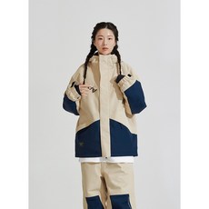 MR 25 JACKET 04 BEIGE 모이라 보드복 자켓 상의 커플 공용 여성 남성 스노우보드복