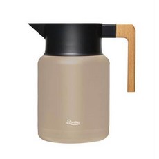 日本Rivers THERMO JUG KEAT真空保溫壺1200ml - 五色可選《WUZ屋子》, 米色, 1個, 1.2L