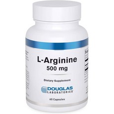 더글라스랩 L-아르기닌 500mg 캡슐 Douglas Laboratories L-Arginine, 1개, 60정