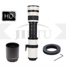 JINTU 420-800mm F/8.3 수동 망원 줌 렌즈 + Canon Nikon Pentax Sony Fujifilm ro 카메라용 2X 변환기, 08 소니, 01 China Mainland, 1