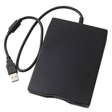 PC와 호환되는 1.44MB 3.5인치 USB 외장 드라이브 휴대용 플로피 디스크 드라이브 FDD, 1개, 4N0943_ZY, 그림과 같이