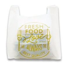 [DS] 프레쉬푸드 포장비닐 배달봉투 배민 도시락 치킨 돈까스 특소형 1호