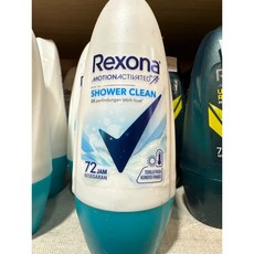 Rexona 蕊娜 SHOWER CLEAN 止汗劑 50ml, 1個, 藍色沐浴舒爽shower clean