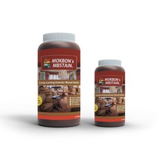 엠비스테인 오일스테인 우드스테인 목재용 페인트 250ml 500ml, 투명, 1개