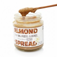 바이퀸 데일리 100% 아몬드버터 220g 스프레드 무첨가, 1개