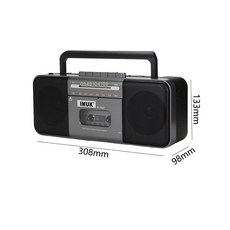 카세트 플레이어 빈티지 옛날 재생 구식 T6 모노 듀얼 스피커, imuk px700bt 스테레오, 기본 모델명/품번