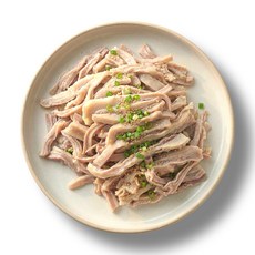 한돈 삶은 돼지 오소리감투 슬라이스 돈내장, 1개, 1kg