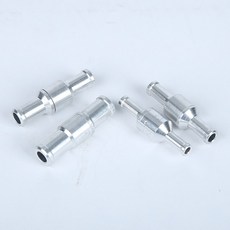 알루미늄 합금 단방향 연료 비반환 체크 밸브 가솔린 디젤 자동차 진공 호스 오일 워터 펌프용 6mm, 1)6mm