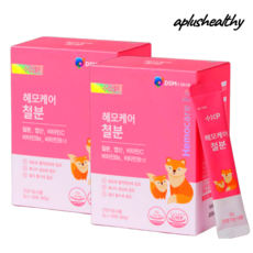 여성 어린이 철분제 아기 임산부 변비없는 헤모힘 헤모키즈철분 비헴철, 1박스, 60정