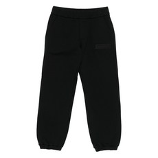 몽클레르 앙팡 로고 패치 커프 스웨트팬츠