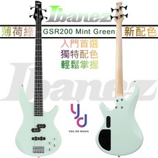 Ibanez GSR200 GIO MGR 薄荷綠 入門 電貝斯 BASS