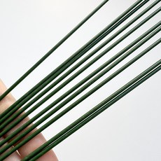 꽃 철사 플라워 공예 꽃꽂이 조화 재료 폭2mm 길이30cm, 10개