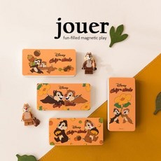 꼬메모이 디즈니 칩앤데일 자석지우개 / 화이트, 디즈니지우개(칩앤데일), 1개