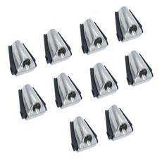 TUOREN 베이스 드럼 클로 후크 10개 고무 개스킷 도금 금속 러그 액세서리 교체 부품 세트 하드웨어, TUOREN 베이스 드럼 클로 후크 10개, 고무 개스