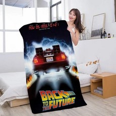 영화 백 투 퓨처 애니메이션 비치 수영 타월 흡 수건 선물 여행 캠핑 체육관