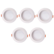 케이시조명 LED 2인치 어반 움푹 다운라이트 매립등 매입등 3W, 5개, 전구색