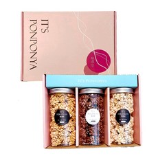 吃米香 爆米香禮盒, 沖繩黑糖, 日式海苔, 椒鹽芥末爆米香