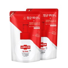 랩신 V3 토탈 핸드워시 손세정제 리필 200ml x2개, 2개