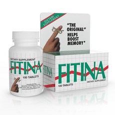 FITINA 인자 태블릿 은행나무 포스파티딜세린 포함 천연 ADHD 지원 정신 기능 인지 향상 1개 미주 출, 100 Count (Pack of 1), 100정