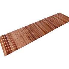 이오스트 마호가니 원목 롤매트 1800 욕실발판 베란다 현관 화장실 발매트, 1개