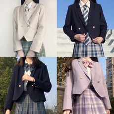 (대여)교복몰 교복 투버튼 베이직 여자 숏자켓1 청춘