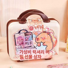 문구 블라인드백 대형 선물 세트 교육기관 토이 파크, 1개, 카피바라 가치 선물 상자 곰 B