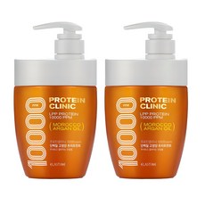 엘라스틴 프로틴 클리닉 10000 고영양 단백질 트리트먼트 플로럴 머스크향, 700ml, 2개