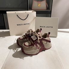 루미디움 맥저스틴 MACK JASTIN 여성 운동화 스포티 통굽 어글리슈즈 빈티지 어반 캐주얼 데일리 스니커즈