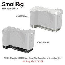 SmallRig 底板 附 Airtag槽 for Sony A7C II / A7CR, 1個, #5482 銀