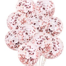 쥬다르 컨페티풍선 파티 이벤트 유아풍선놀이 미술놀이 10개입 (4가지컬러), 1개, 핑크