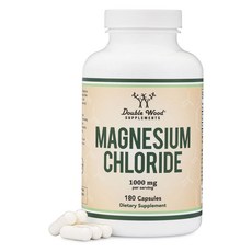 Double Wood 氯化鎂 1000 毫克 180 粒氯化鎂, 180顆, 1個