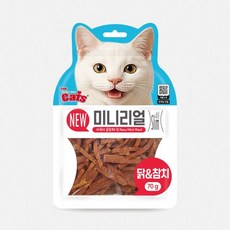 서락 [펫더맨] 더캣츠 미니리얼 고양이 육포 (닭&참치) 애견건강간식