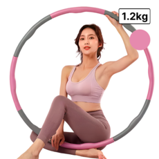 코치케이 실내 어린이 아동 유아 키즈 초등 성인 최상급 지압 뱃살 다이어트 돌기형 훌라후프, 1개, 라벤더 퍼플, 1.2kg