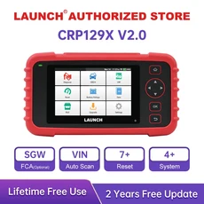 LAUNCH X431 CRP129X V20 OBD2 스캐너 자동차 4 시스템 진단 도구 OBD 코드 리더 DPF 오일 리셋 무료 업데, 01 CRP129X V20