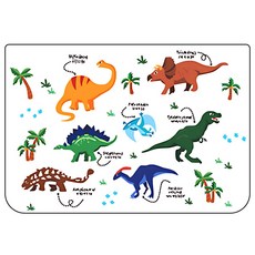 磁吸汽車遮陽簾-可愛卡通叢林動物款，車用遮陽防曬隔熱，兒童車窗遮陽簾, 恐龍, 1個