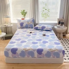 Solstice 1PC 퀼트 매트리스 토퍼 침대 매트 두꺼운 침대 커버 매트리스 바닥용 단색(베갯잇 없음), [02] 120x200cm-1pc, 02 7