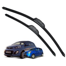 벤비아 기아 모닝 플랫 와이퍼세트 실리콘 와이퍼 전면세트 앞유리용 더뉴 올뉴 어반00812