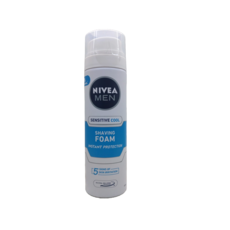 NIVEA 妮維雅 男士 極淨酷涼刮鬍泡 - 敏感性肌膚適用, 200ml, 1個