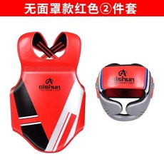 상체보호대 오토바이 바이크 가슴 장비 보호장비 갑옷 슈트 보호복 안전 이너보호대, 레드 마스크X 2인형 세트