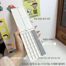 수채화 이 학교용 마그네틱 교체형 어케치 일체형, 1개, 색상 - 화이트, 기본 색상