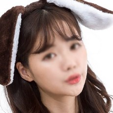 강아지 귀 모양 머리띠 동물 캐릭터 파티 소품 행사 축하 포토 촬영 소품, 1개, 상세페이지 참조
