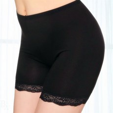 니즈플리 실크 레이스형 인견속바지 밴딩속바지 정장속바지 속팬츠 3부속바지