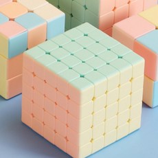 파스텔 큐브 퍼즐 2x2 3x3 루빅스 두뇌 개발 게임, 1개, yuna  3x3