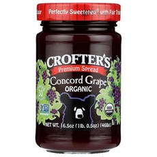 Crofters 크로프터스 컨코드 포도 프리미엄 스프레드 466g, 1개, 468g